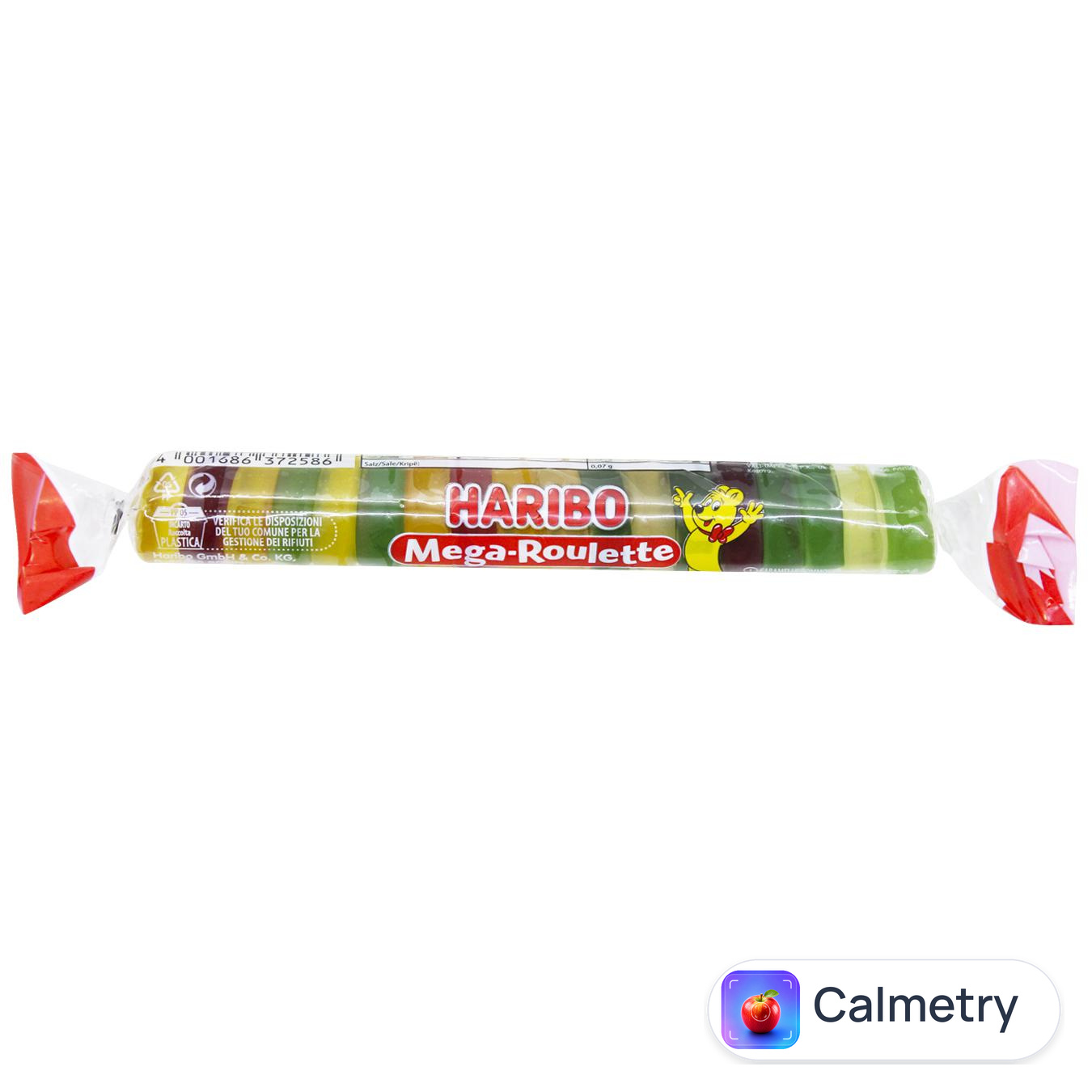 Цукерки Haribo мега рулет жувальні 45г