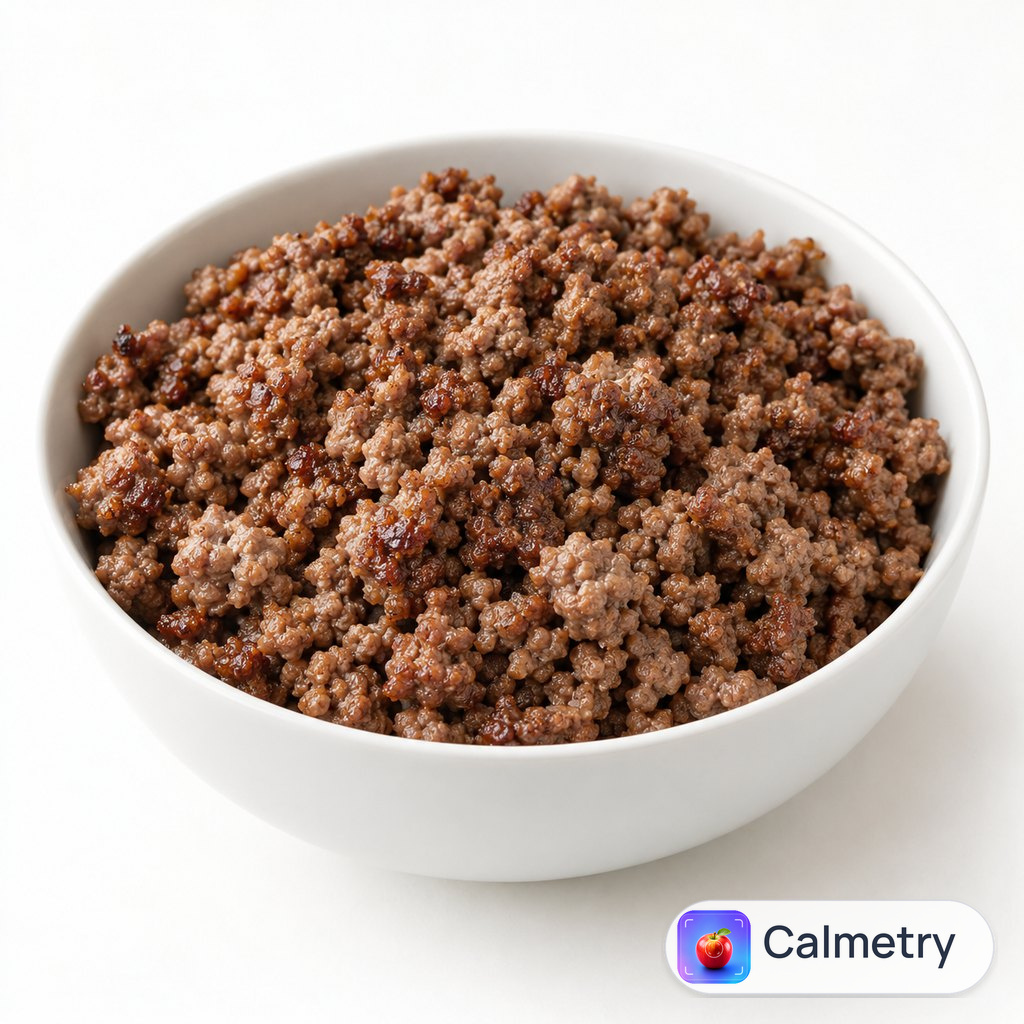 Яловичий фарш 15% жиру, смажений