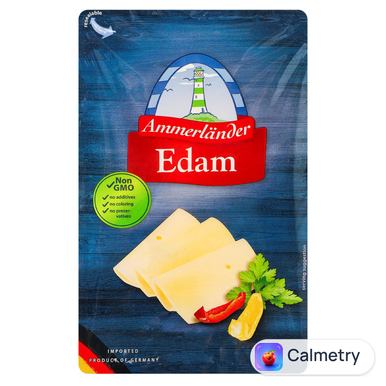Сир Ammerlаnder Едам нарізаний 40% 200г
