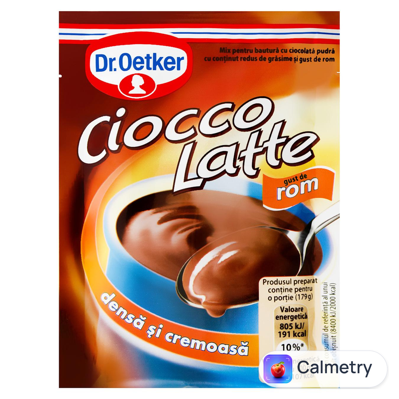 Гарячий шоколад Dr. Oetker зі смаком рому 25г