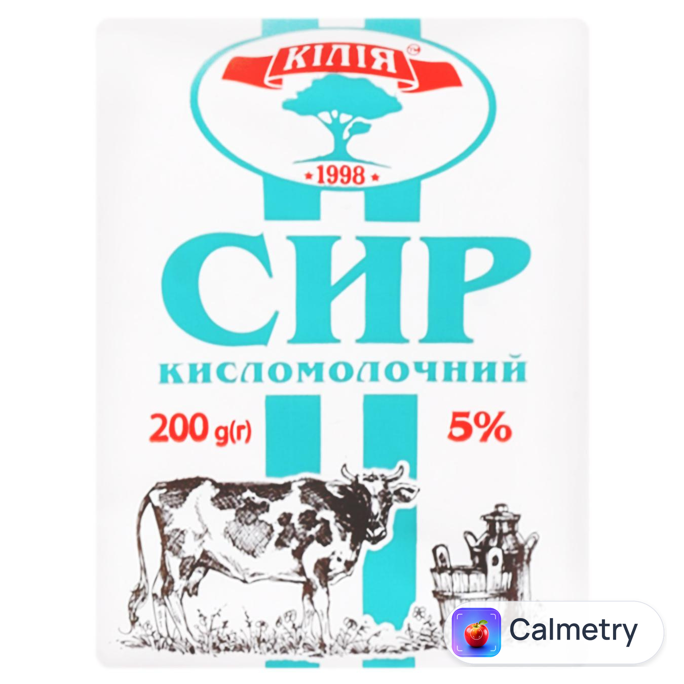 Сир кисломолочний Кілія 5% 200г