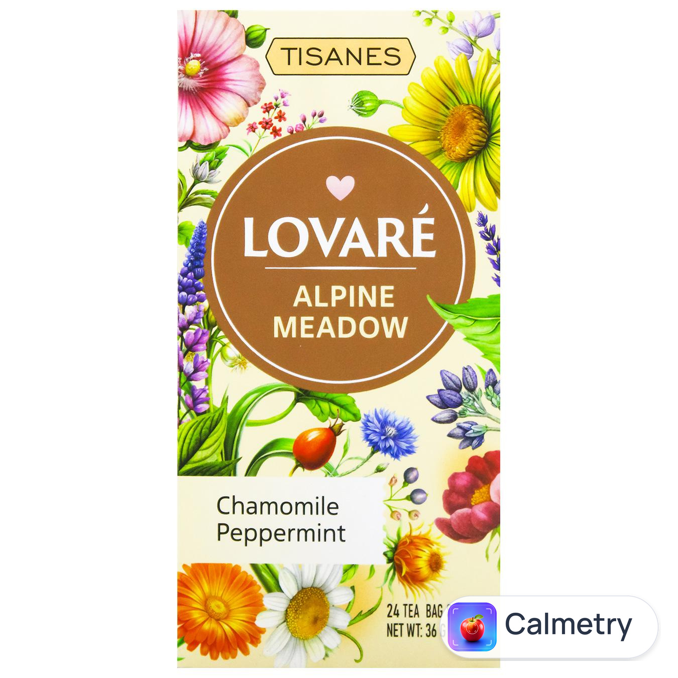 Чай трав’яний Lovare Alpine Meadow з плодами 1,5г*24шт — фото продукту