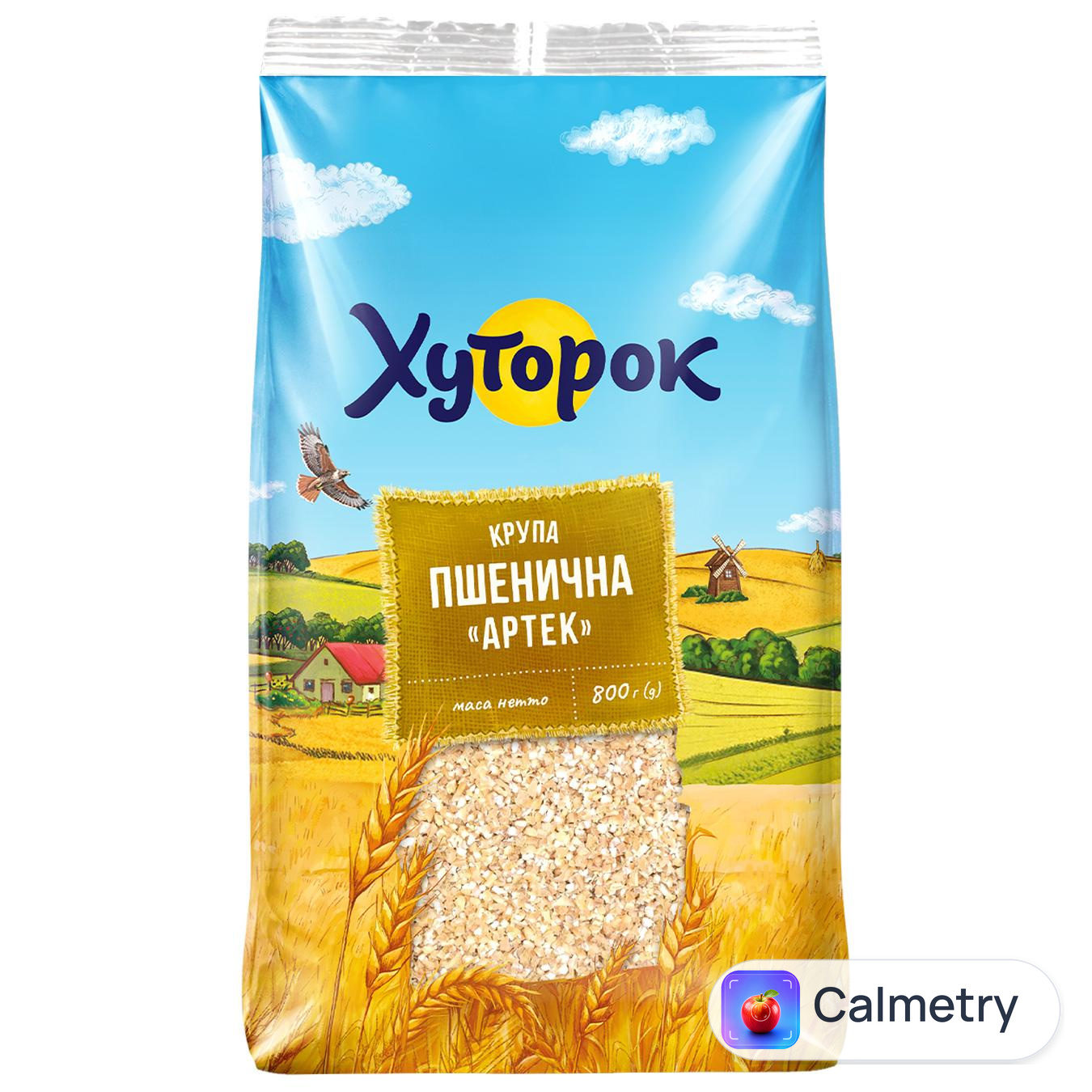 Крупа пшенична Хуторок Артек 800г — фото продукту