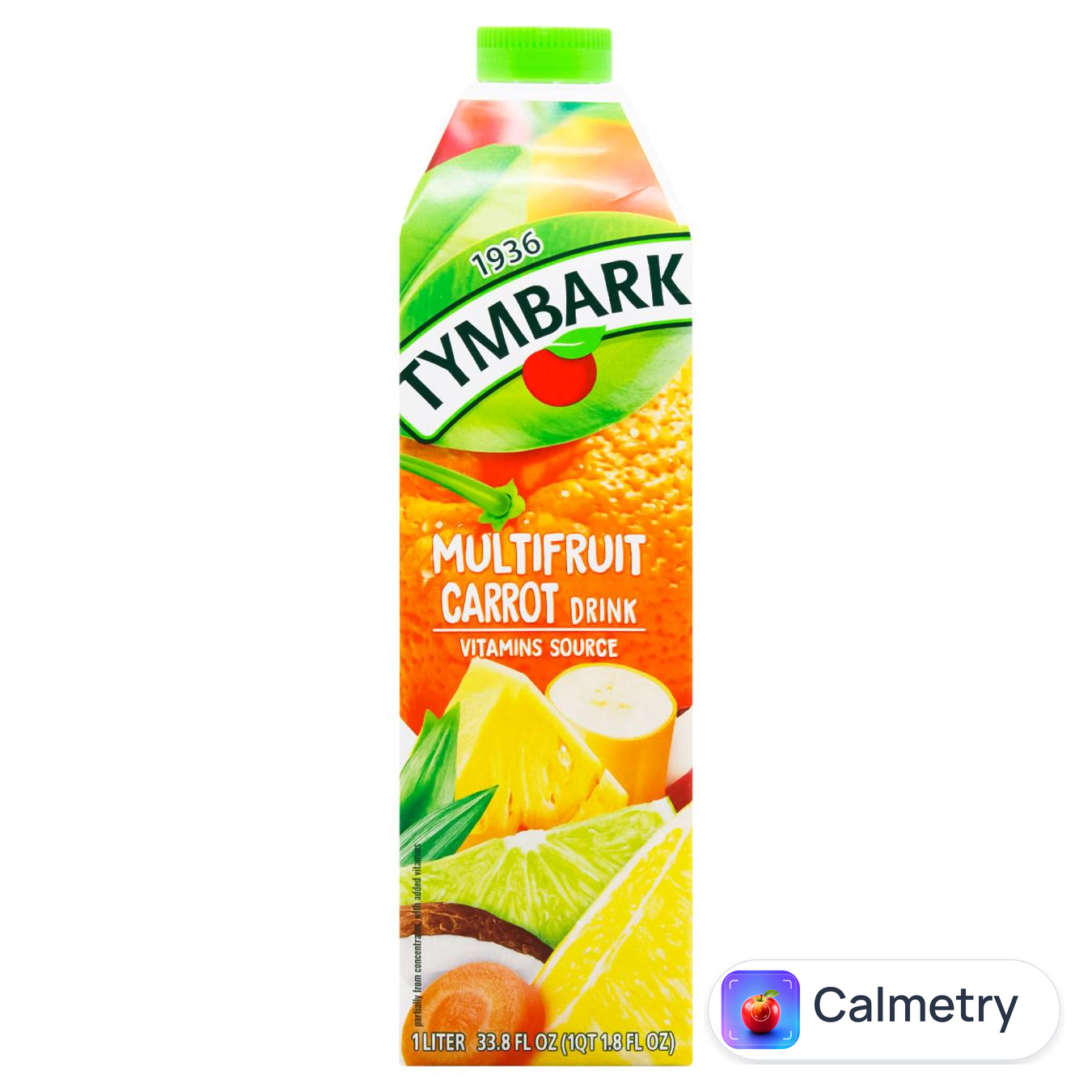 Напій Tymbark Суміш фруктів та морква соковий 1л — фото продукту