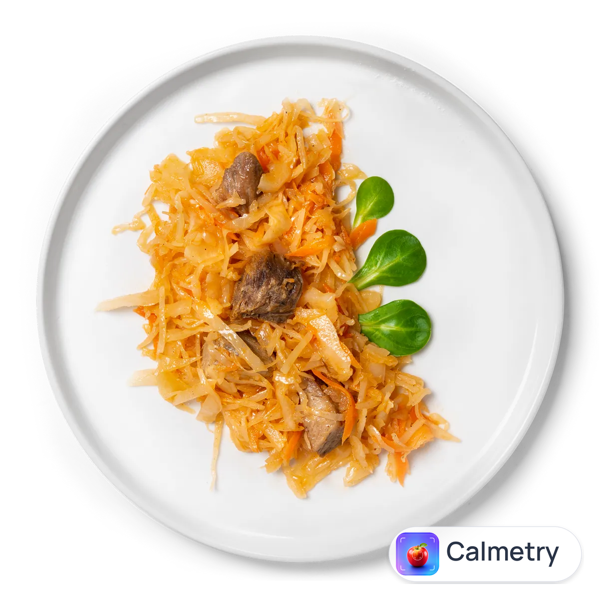 Капуста тушкована з м'ясом