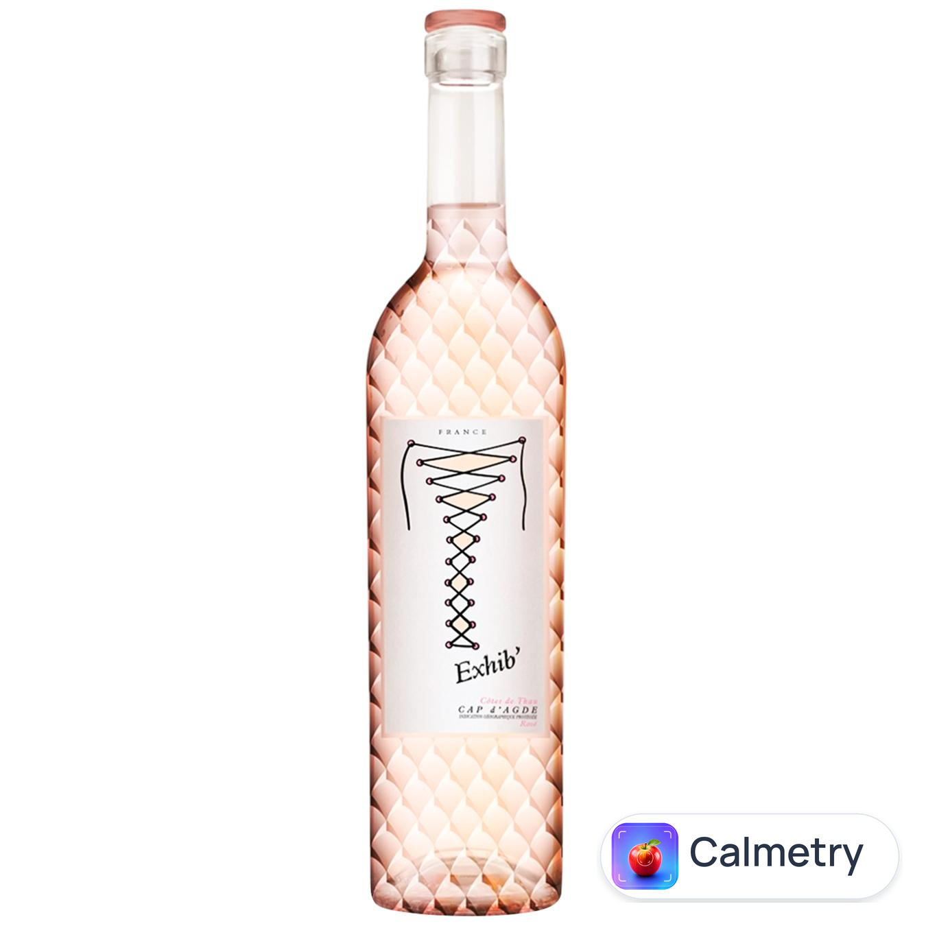 Вино Exhib' Cotes De Thau Cap d'Agde рожеве сухе 12,5% 0,75л