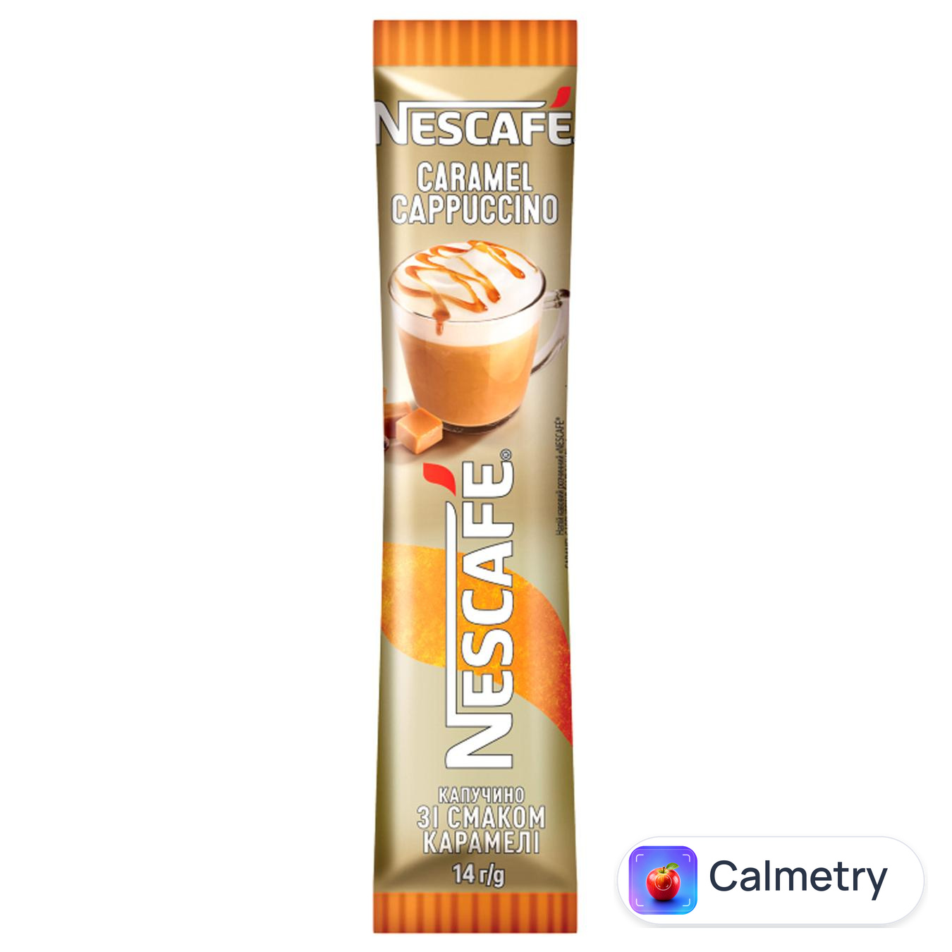 Напій кавовий NESCAFÉ® Caramel Cappuccino 14г — фото продукту