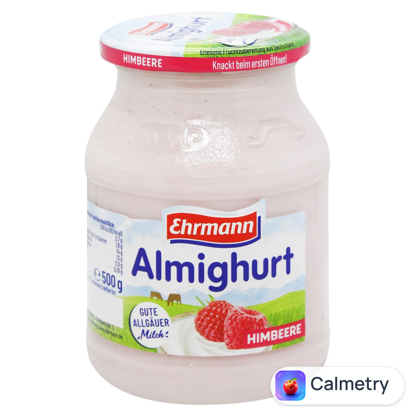 Йогурт Ehrmann Almighurt Малина 500г — фото продукту