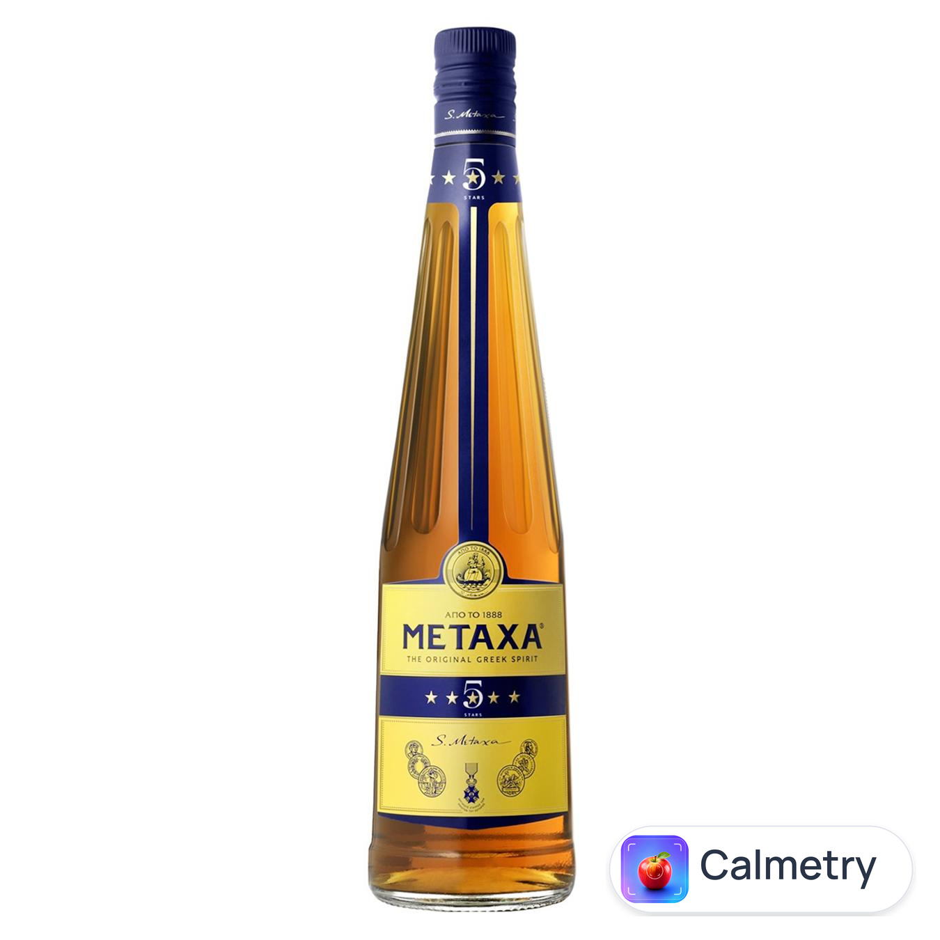 Бренді Metaxa 5 років 38% 0,7л — фото продукту