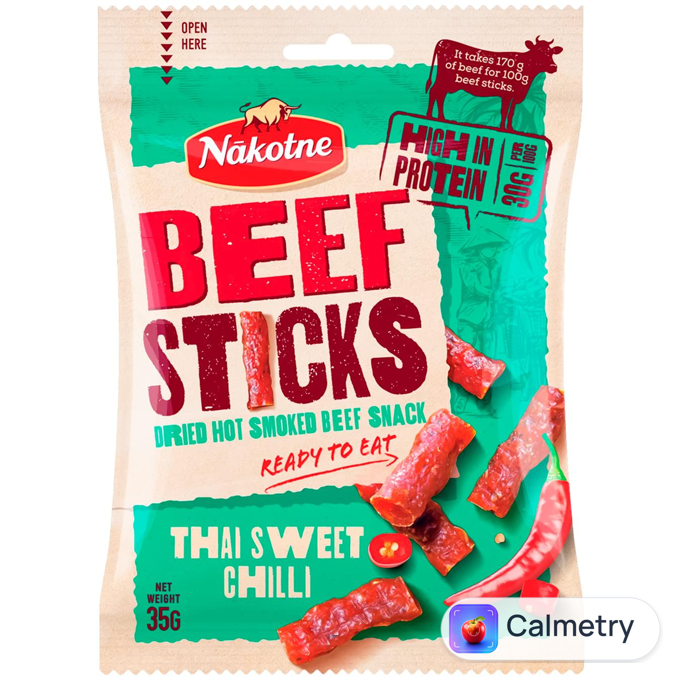Палички Nakotne Thai Sweet Chilli з яловичини 35г