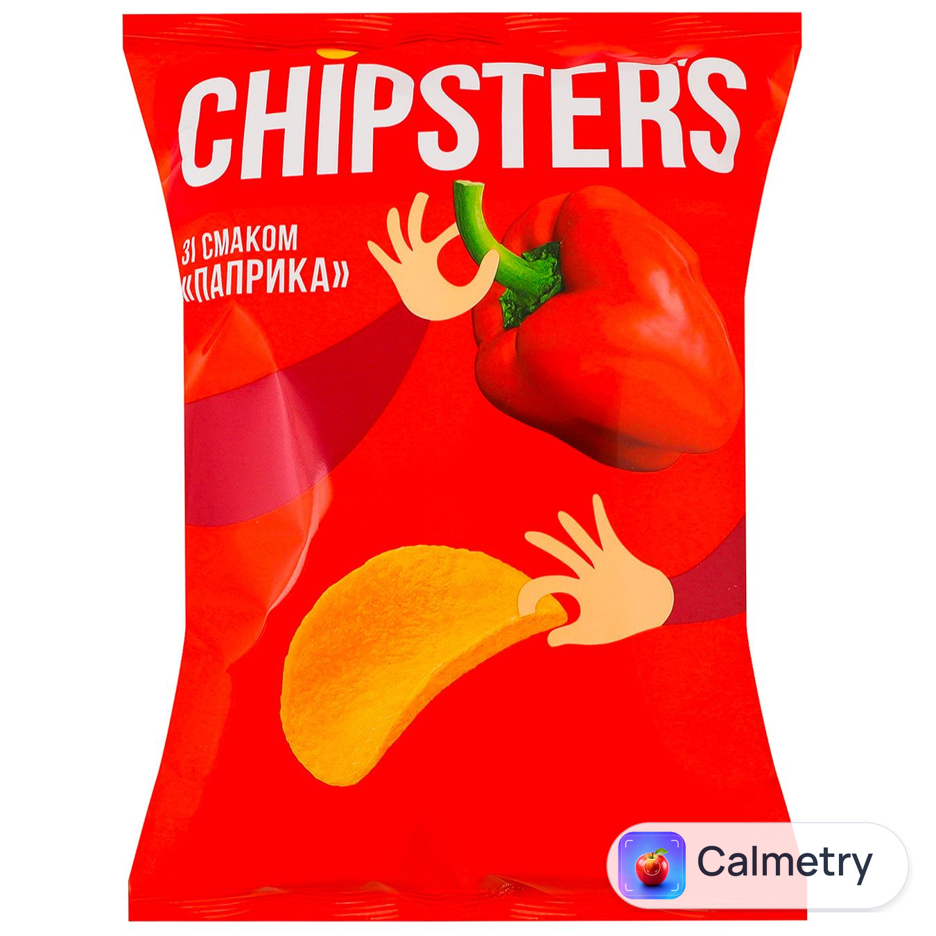 Чипси Chipsters зі смаком паприка 100г