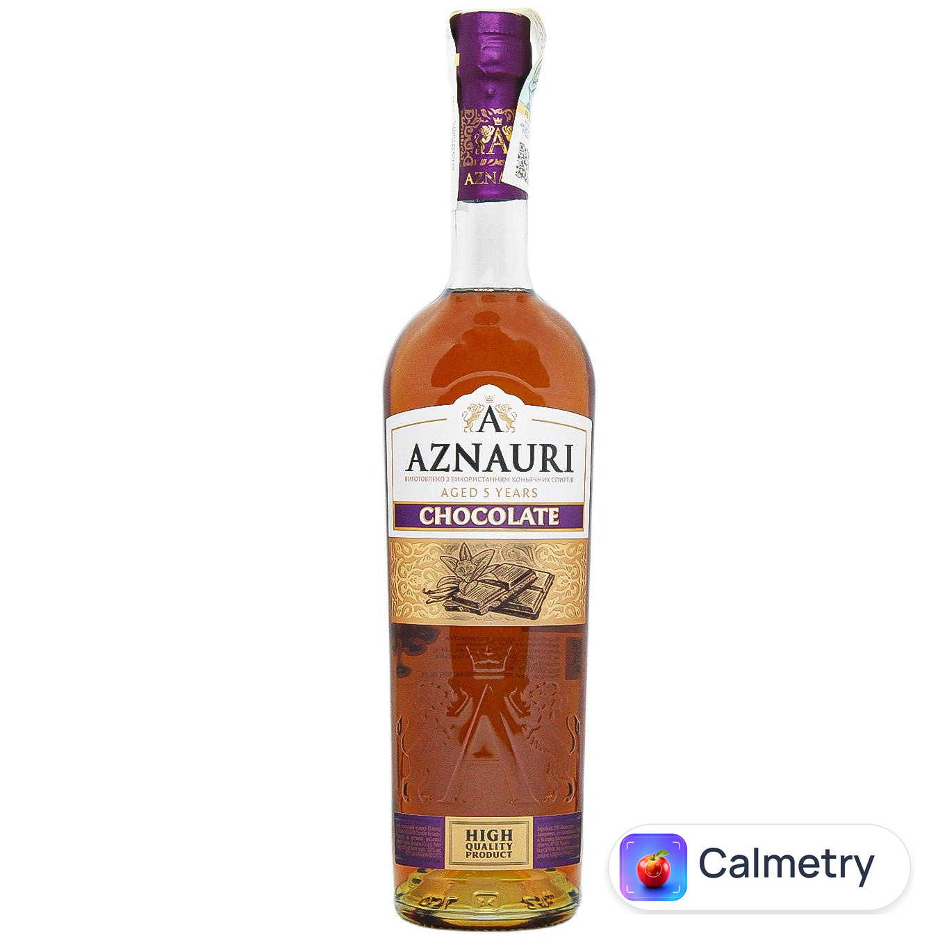 Бренді Aznauri Chocolate De Luxe 5 років 30% 0,5л