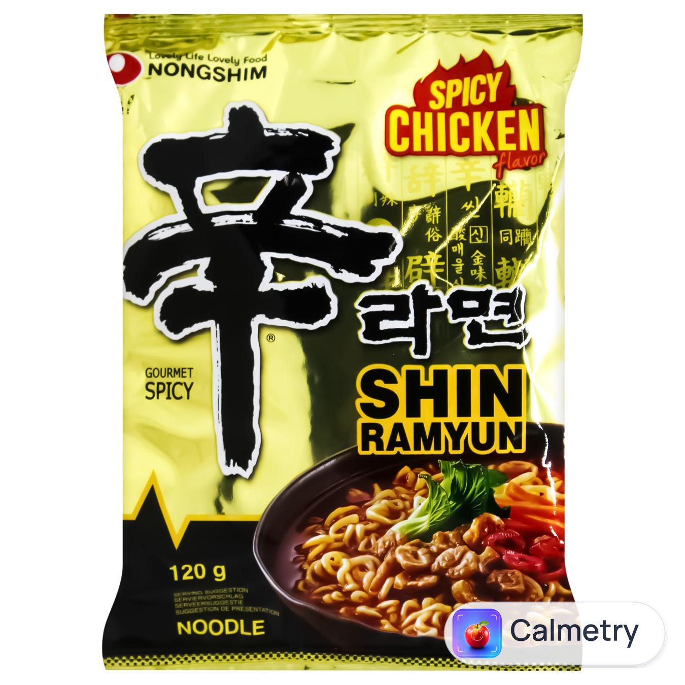 Локшина Nongshim Shin Ramyun зі смаком гострої курки 120г