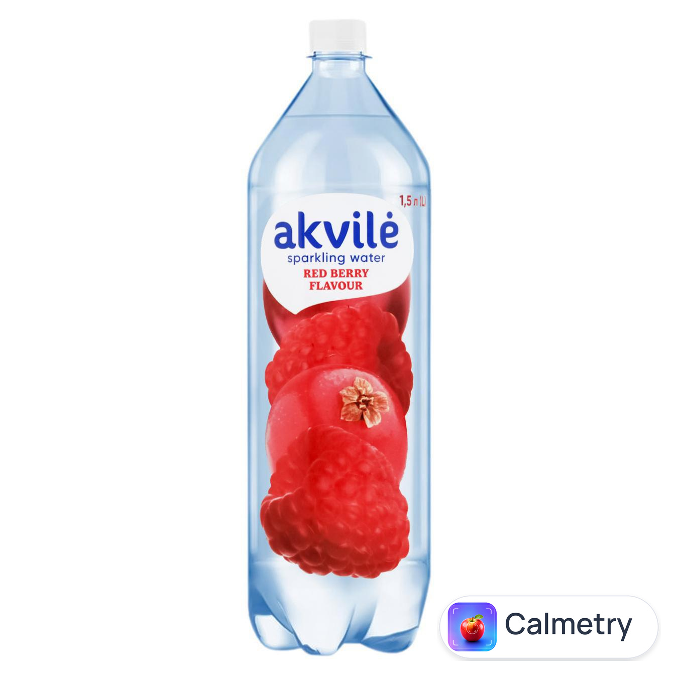 Вода мінеральна Akvile Червоні ягоди слабогазована 1,5л