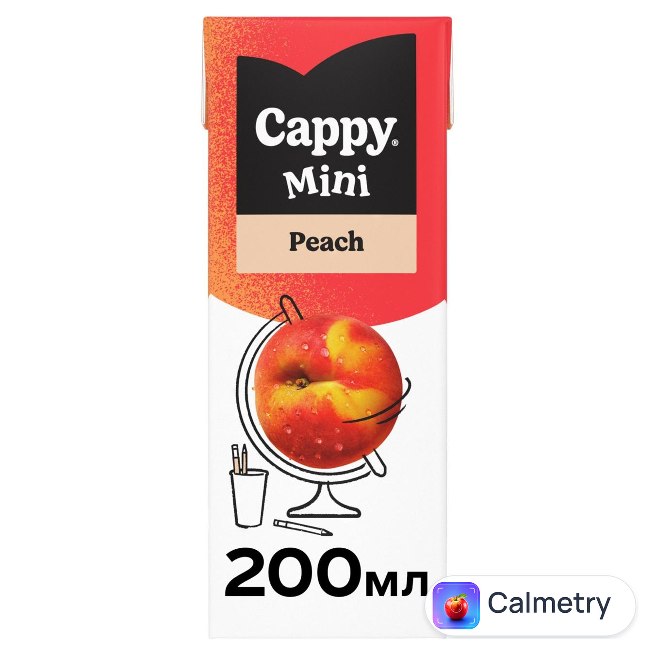 Нектар Cappy Mini персик 200мл — фото продукту