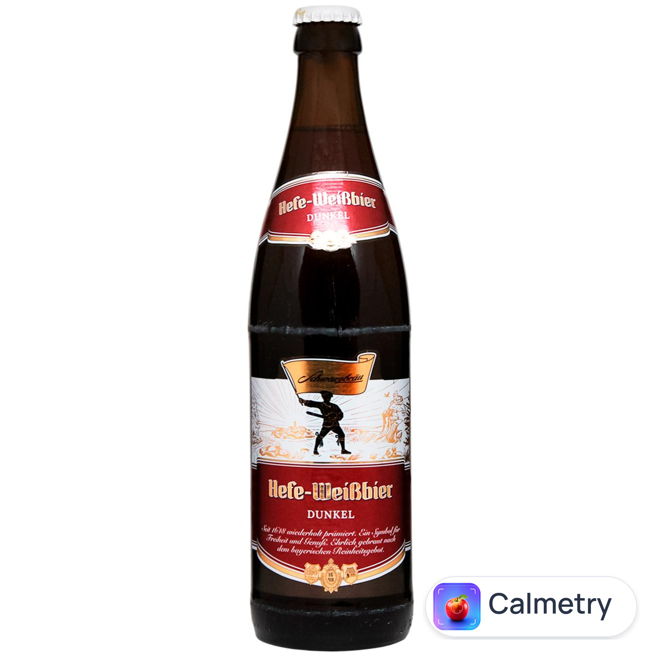Пиво Schwarzbrau Hefe-Weissbier Dunkel темне нефільтроване 5,4% 0,5л