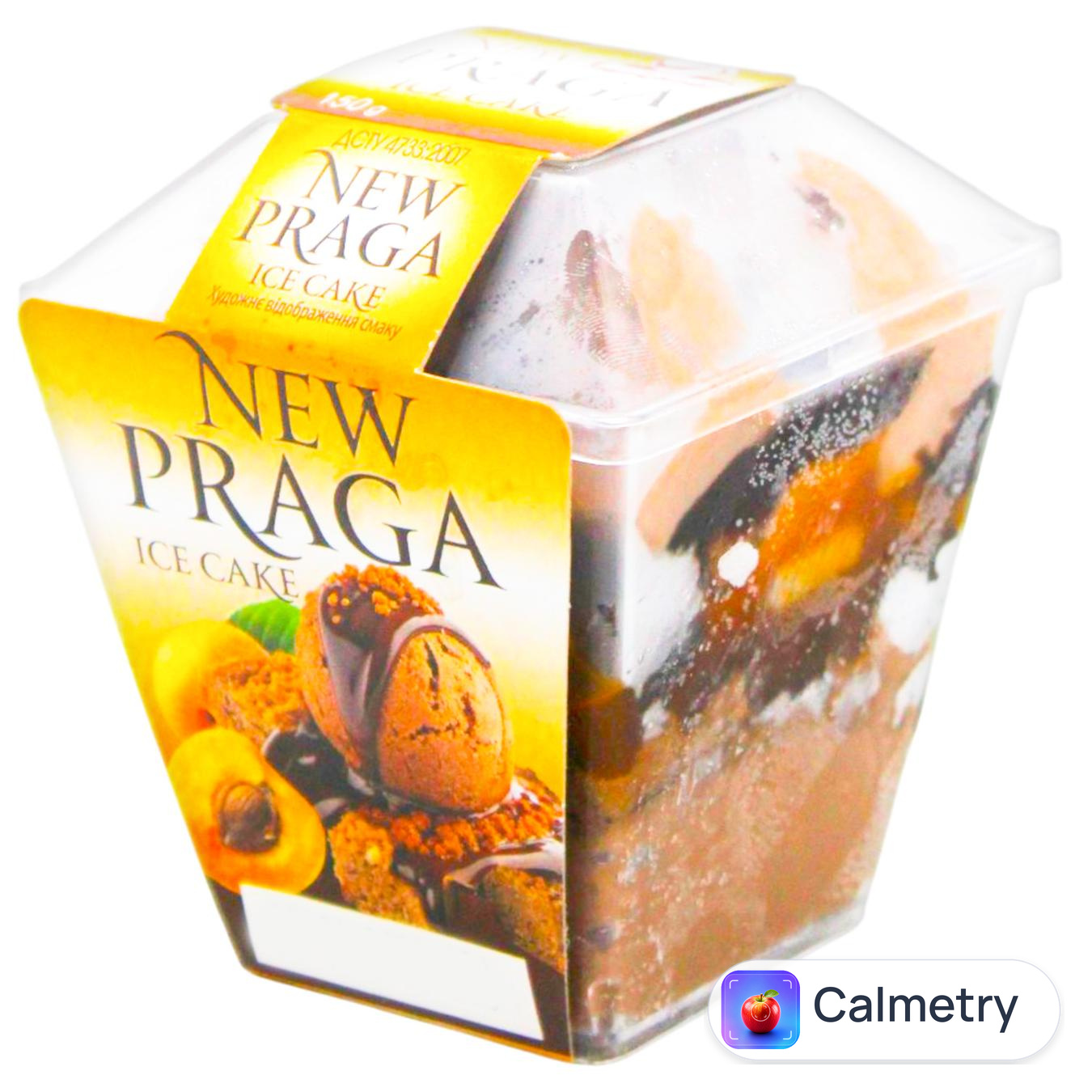 Морозиво Ласунка New Praga Ice Cake вершкове з какао 150г