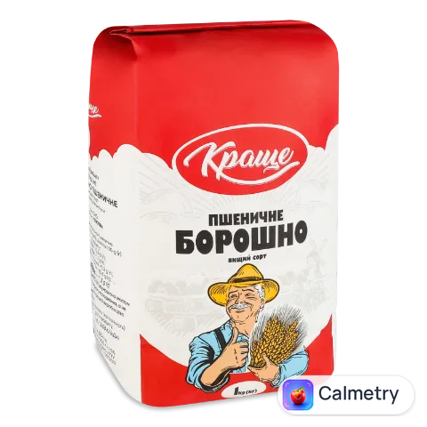 Борошно «Краще» пшеничне в/г, 1кг