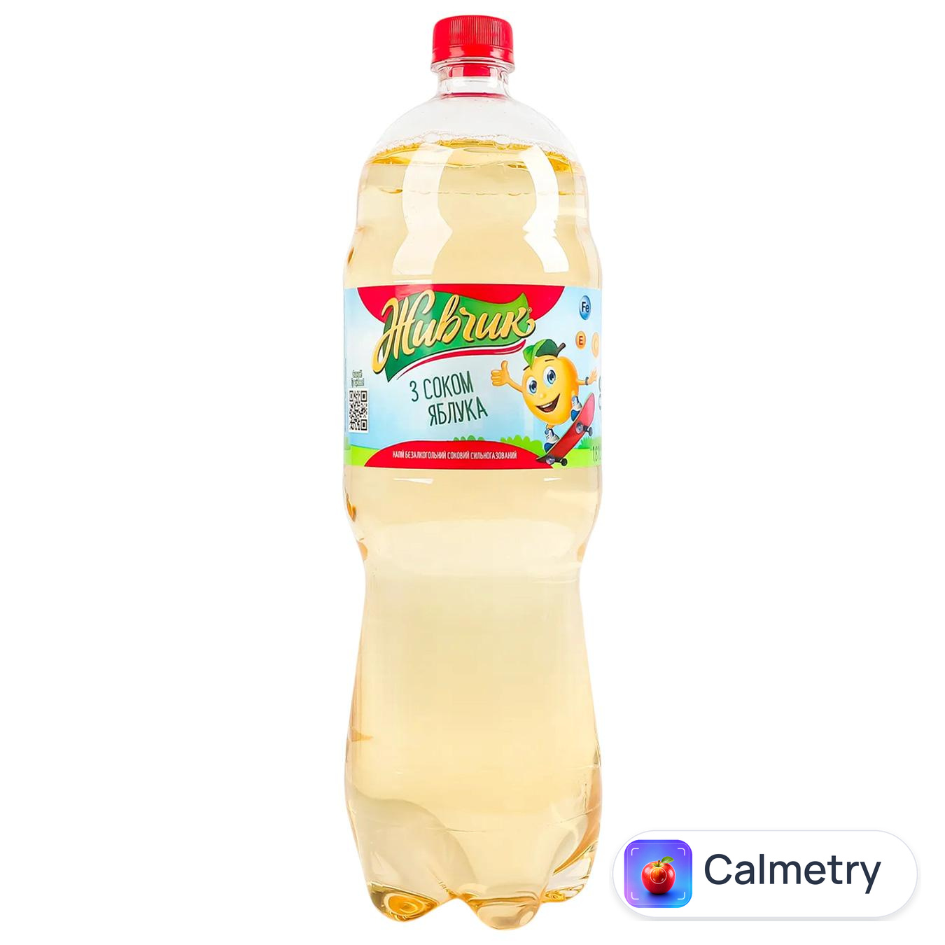 Напій газований Живчик з соком яблука 2л — фото продукту