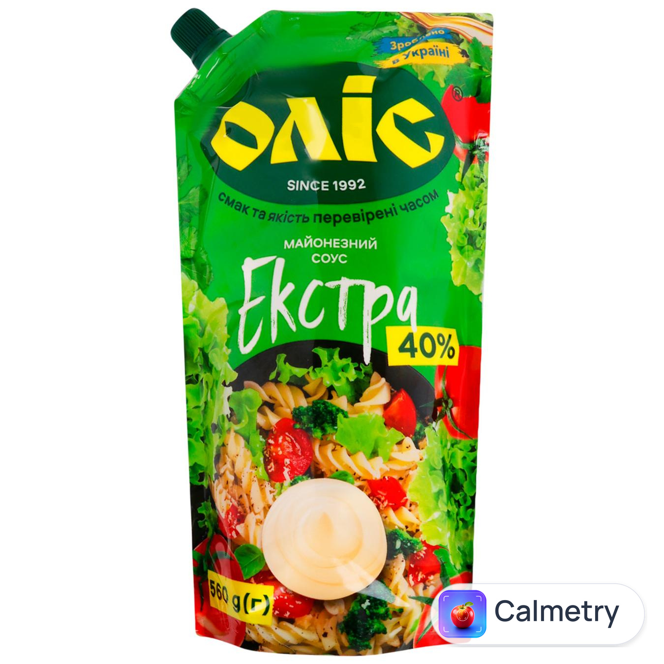 Майонезний соус Оліс Екстра 40% 560г