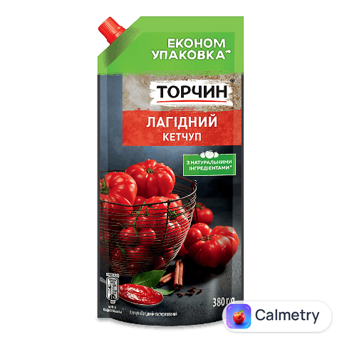 Кетчуп Торчин лагідний д/п, 380г