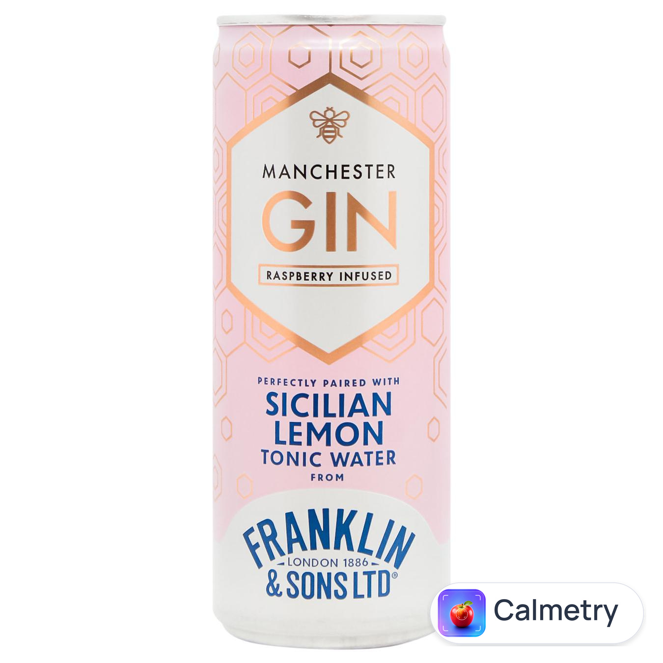 Напій Franklin Pink Gin&Tonic слабогазований 5,5% 250мл