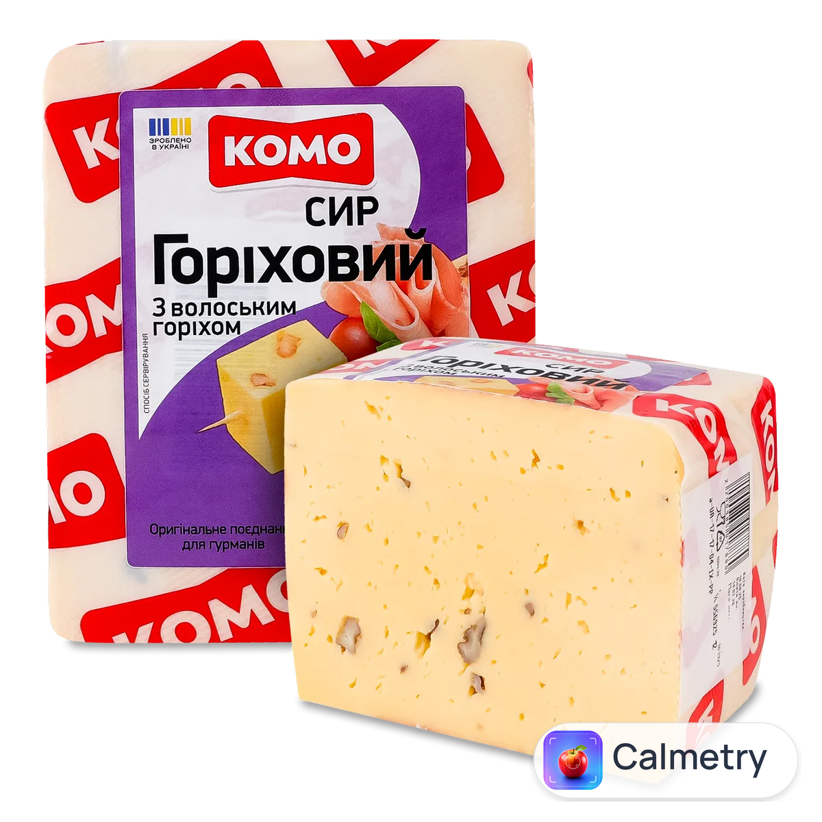 Сир «Комо» «Горіховий» з волоським горіхом 50%