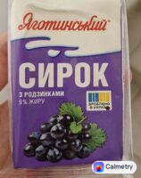Сирок з родзинками 9%