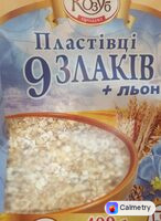 Пластівці з 9 злаків з насінням льону