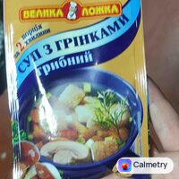 Суп з грінками грибний — фото продукту