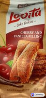 Lovita Cake Cookies (вишнево-ванільна начинка) — фото продукту