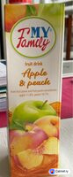 Фруктовий напій яблуко та персик
