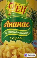 Ананас шматочками в сиропі — фото продукту