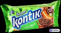 Пісочне печиво-сендвіч Super Kontik зі смаком горіха — фото продукту
