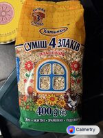 Пластівці «Мікс» з суміші 4-х злаків (швидкого приготування)
