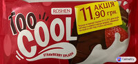 Тістечко бісквітне «Roshen» Too Cool Strawberry Splash — фото продукту