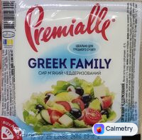 Сир мʼякий «Greek Family», чеддеризований