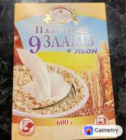 Пластівці 9 злаків + льон