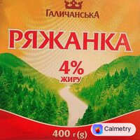 Ряжанка 4% Галичанська — фото продукту