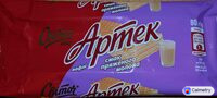 Вафлі Артек, смак пряженого молока