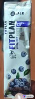 Батончик-мюслі FitPlan чорниця — фото продукту