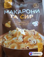 Макарони з грибами та сиром — фото продукту
