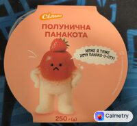 Панакота з полуницею